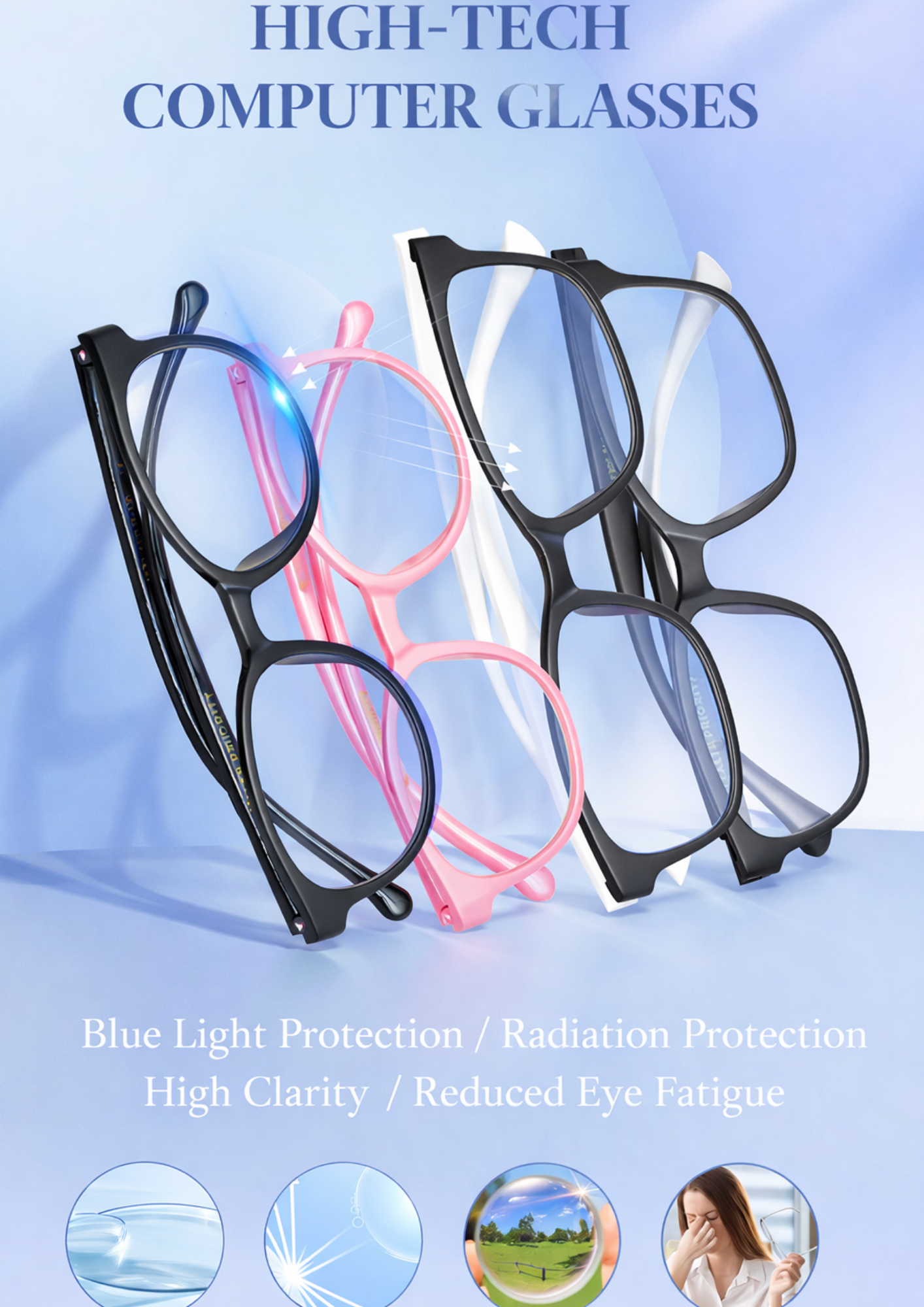 WHIEDA Blue Light & UV Glasses